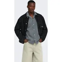 Only & Sons Overhemd 'ONSCAIDEN' grijs