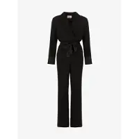 Freebird Dames jumpsuit yael shawl zwart