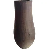 Ptmd Jamez Natural Palm Wood Pot Round M