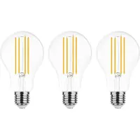 Modee Lighting E27 LED Lamp 17W - 2452lm - 4000K - Neutraal Wit - LED Filament Globe A70 - Vervangt 150W Halogeen Gloeilamp - 3 stuks