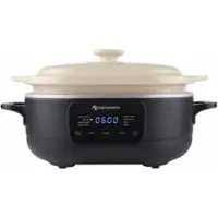 ESPRESSIONS Multi- & Slowcooker The Claypot Zwart / Crème 3,8 L