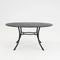 Vita Tafel basic strekmetaal rond d150 antraciet