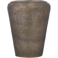 Ptmd Kardine Antique Gold Alu Pot Dented Round L