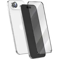 FORCE CASE , Screenprotector geschikt voor iPhone Air - 2.5D Tempered Glass met Lens Protector, Transparant