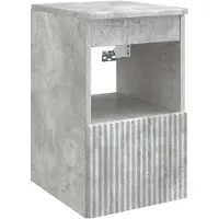 vidaXL Badkamerkast Betongrijs 30 x 44,5 x 50 cm Bewerkt hout
