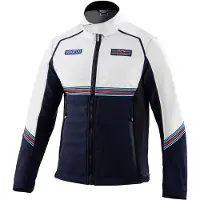 Sparco Martini Racing Martini Racing Softshell Jas - Zwart — Wit