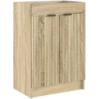 vidaXL Badkamer onder Wastafel Kast Sonoma Eiken 78,5 x 37,5 x 81 cm