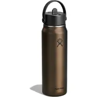 Hydroflask - Lightweight Wide Flex Straw Cap - Isoleerfles 946 ml, bruin