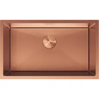 Mexen Trixo roestvrijstalen spoelbak 1-komorige 750 x 440 , koper - 6415751000-65