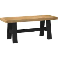 vidaXL Eetbank NOAIN 120 x 41 x 45 cm Massief grenenhout Naturel