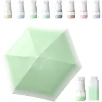 VHV - Paraplu - Paraplu opvouwbaar - Paraplu met kleurverloop - Mini opvouwbare paraplu - UV-werende paraplu - Zakparaplu - Kleine draagbare compacte paraplu voor mannen en vrouwen - Groen