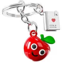 Metalmorphose - sleutelhanger - Appel en Boek