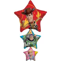 Wefiesta Folieballon Shaped 64×119 cm - 3 ballonnen - Toy story