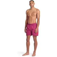 Arena Fundamentals Logo Boxer R Dark Purple-calypso Coral Size: S | Swimming Trunks Outlet | Heren | Paars