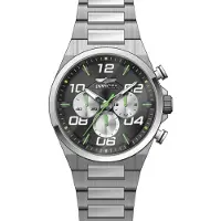Invicta Speedway 50427 Herenhorloge - Quartz Uurwerk - Roestvrij Staal met Zwarte Wijzerplaat - 44 mm