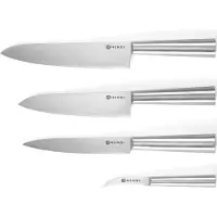 HorecaTraders Professionele Messenset 4-delig | RVS 3Cr13 | 195–373 mm | Duurzaam & Ergonomisch