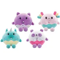 Toi-Toys Pluchen donut dieren - 29 cm - set van 12