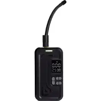 QLT Luchtcompressor met Opbergvak – Draadloze Mini Compressor met LED Drukindicator, SOS-Functie en Accessoires voor Auto, Fiets of Luchtbed