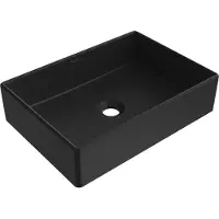 Mexen Goya opbouw wastafel 45 x 32 cm, zwart mat - 22184585