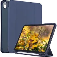 SBVR Tablet Hoes geschikt voor iPad A16 Hoes (2025) 11 inch - iPad Hoes 10e generatie (2022) 10.9 inch - Met Pencil Houder - Blauw