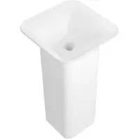 Mexen Ria vrijstaande wastafel van conglomeratie 45 x 45 cm, wit mat - 26584500