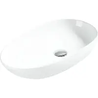 Mexen Lucia opbouwwastafel 55 x 30 cm, wit - 21925500