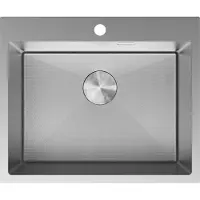 Mexen Solix roestvrijstalen gootsteen 1-komorige 600 x 500 , inox HC - 6408601000-01HC
