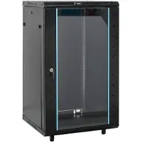 vidaXL Netwerkkast met draaiwieltjes 18U 19" IP20 60x60x100 cm
