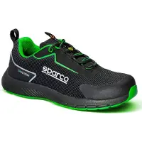 Sparco Werkschoenen S1PS - Traction Sanyo - Zwart/Groen — 45