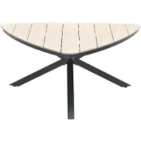 Garden Impressions Tulli tuintafel 170x170 cm driehoek - light teak vironwood