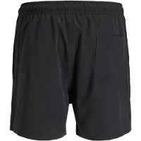Jack & Jones Zwemshorts 'JPSTMaui Tropic' pastelblauw / zwart