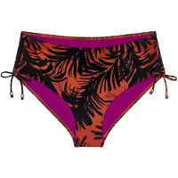 Triumph Bikinibroek ' Red Label Summer Palm ' donkerbruin / oranje / zwart