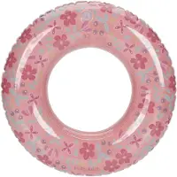 Little Dutch pink flower zwemring, 50cm