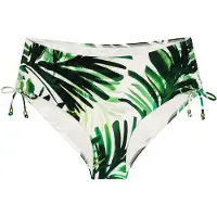 Triumph Bikinibroek ' Red Label Summer Palm ' groen / zwart / wit