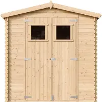 Timbela M343+M343G - Houten tuinhuis - 3,53 m² - 206x216xH224 cm - met vloer