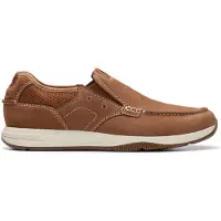 Clarks Shoes Heren Sailview Step leren bootschoenen bruin (40), Leer, Plat, Geen, Casual 26176975