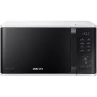 Samsung Magnetron SOLO MS23K3555EW, 23 liter, elektronische bediening met knoppen, warmhoudfunctie, wit