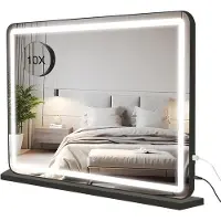 OEM Spiegel met LED-lampen en opbergruimte - 80x57 cm