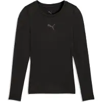 Puma teamLIGA26 Ondershirt Lange Mouwen Kids Zwart