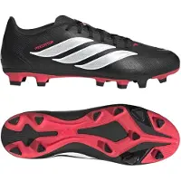 Adidas Predator Club Gras / Kunstgras Voetbalschoenen (MG) Zwart Wit Rood