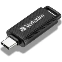 Verbatim Store 'n' Go USB-C USB-stick 64 GB zwart 49458 USB-C (USB 3.2 Gen 1)
