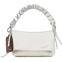 Desigual Schoudertas bruin / wit