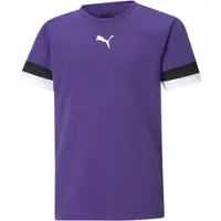 Puma junior voetbalshirt paars/zwart Sport t-shirt Jongens/Meisjes Polyester Ronde hals - maat 116