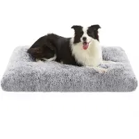 Feandrea - Hondenmand - Hondenbed met Zachte Vulling - Pluche Hondenmat - Wasbaar en Multifunctioneel