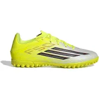 Adidas Voetbalschoen 'F50 Club' geel / lichtrood / zwart / zilver