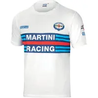 Sparco Short Sleeve T-Shirt MARTINI RACING Red Size S