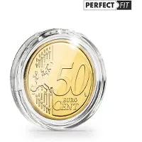 Ultra - Muntcapsule - Muntcapsules, perfect passend voor 50 eurocentmunten (24,25 mm), verpakking van 100 stuks