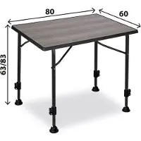 Brunner - Linear Greywood 80 - Campingtafel grijs
