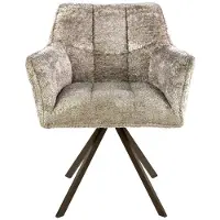 Hoyz Collection eetkamerstoel raster - 60x63x81 cm set van 2