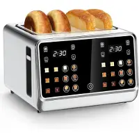 DNA Toaster - Broodrooster - Broodroosters - Toaster Broodrooster - Zilver - 26cm x 27cm x 18cm
